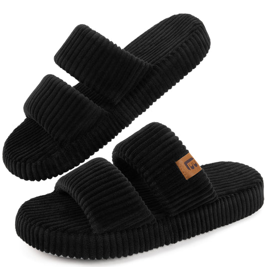 LongBay Slippers for Women Memory Foam Open Toe Slide