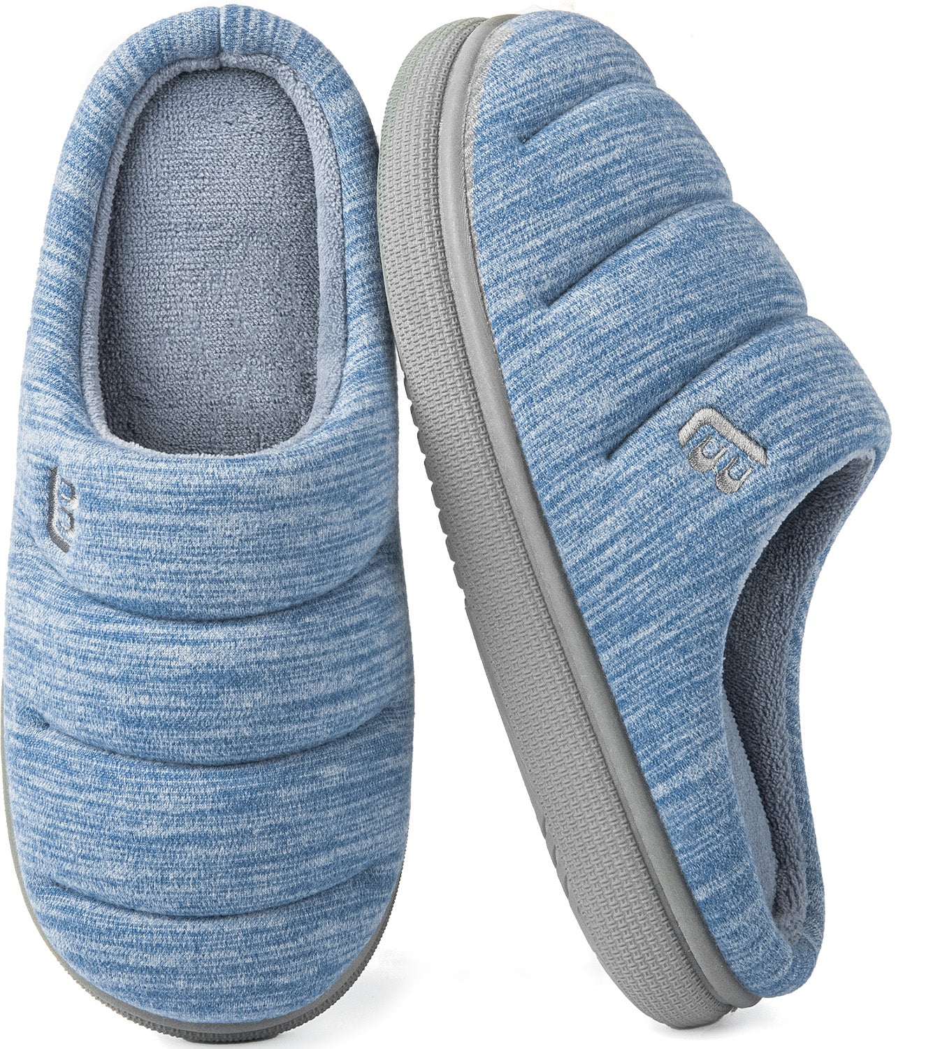 LongBay Women's House Slippers Ultra-Soft Memory Foam Bedroom Shoes Slip On Clogs
