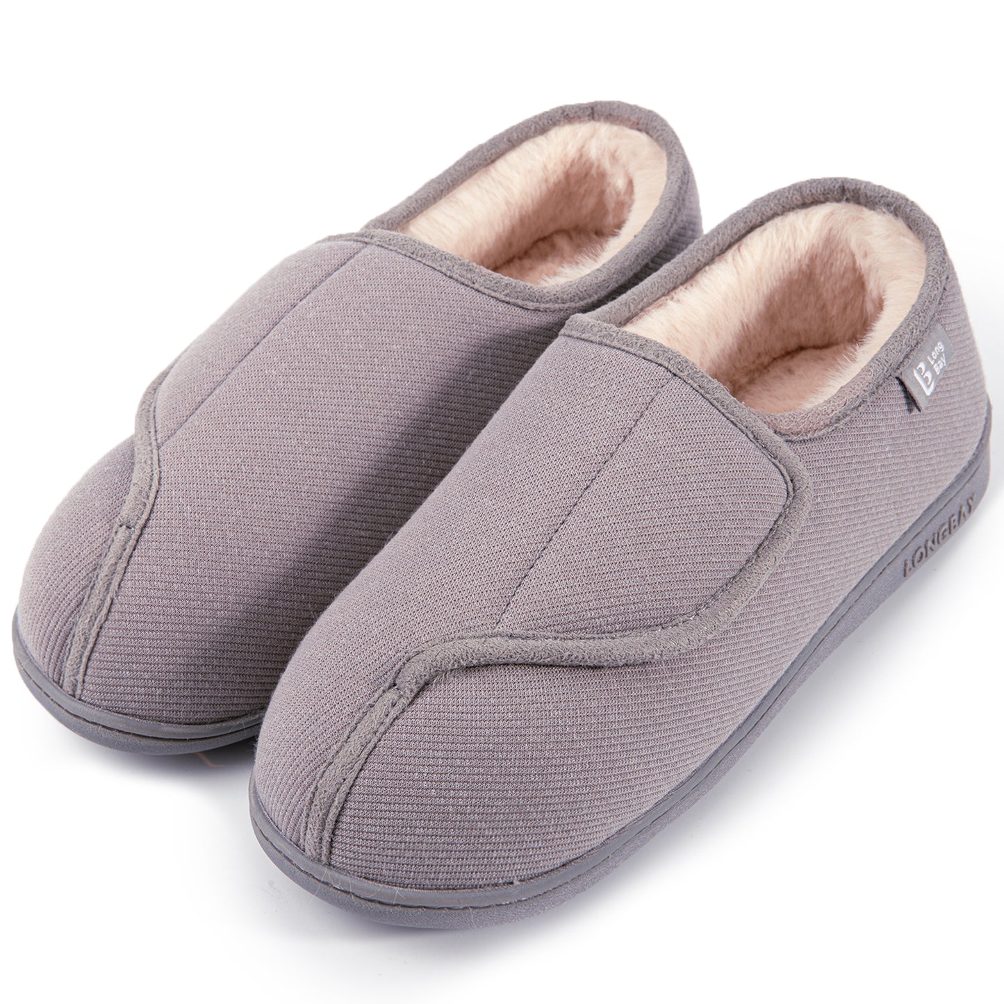 LongBay Women's Adjustable Diabetic House Shoes