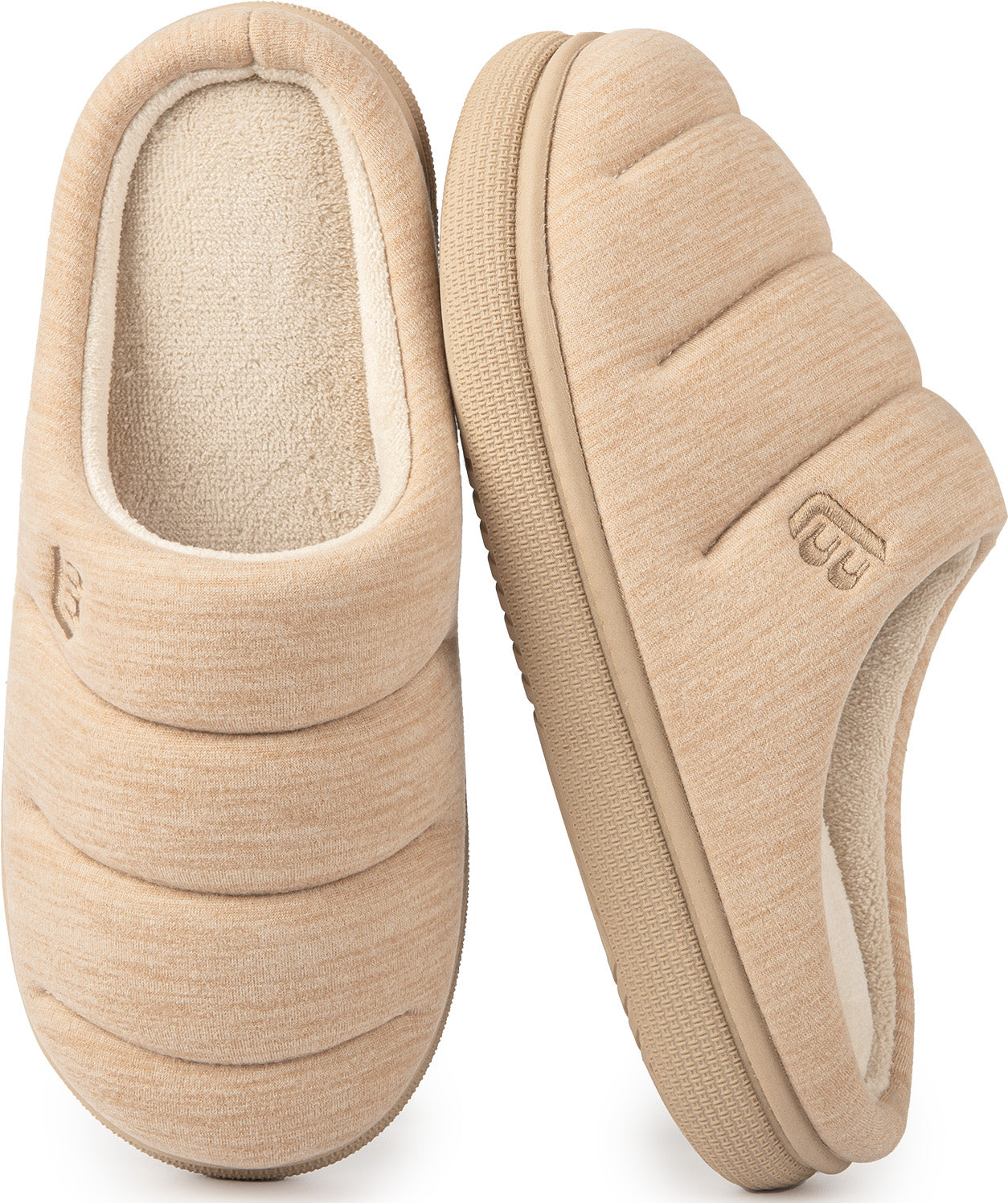 LongBay Women's House Slippers Ultra-Soft Memory Foam Bedroom Shoes Slip On Clogs