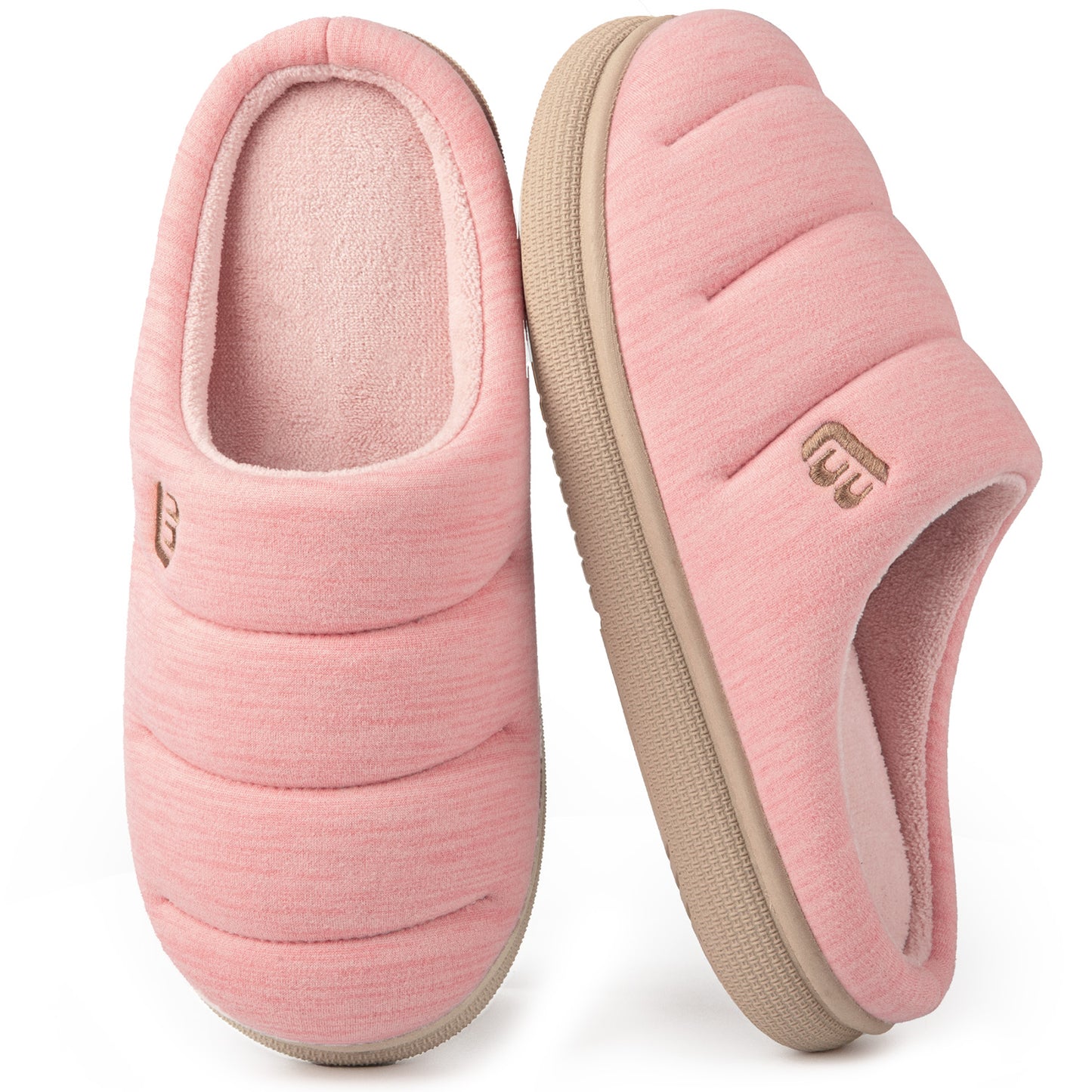 LongBay Women's House Slippers Ultra-Soft Memory Foam Bedroom Shoes Slip On Clogs