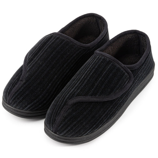 LongBay Men's Adjustable Diabetic Slippers