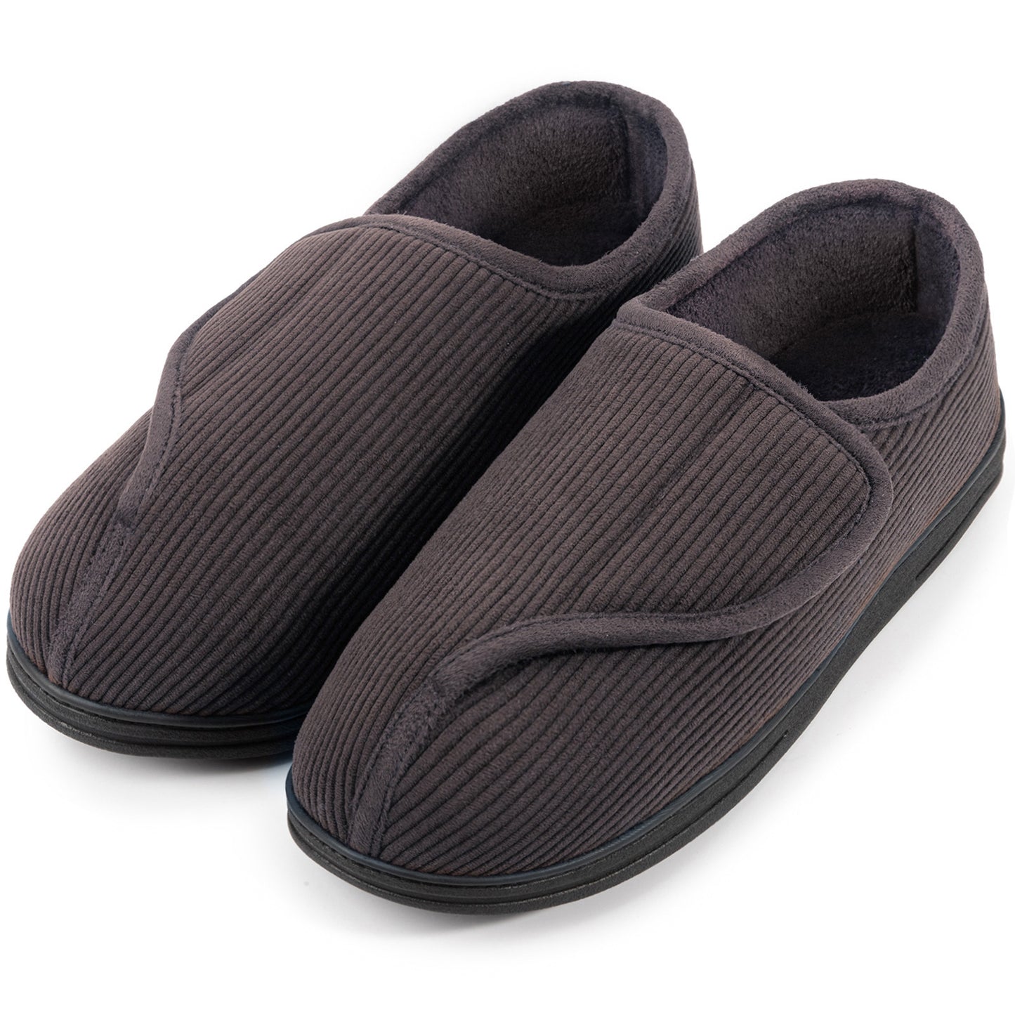 LongBay Men's Adjustable Diabetic Slippers