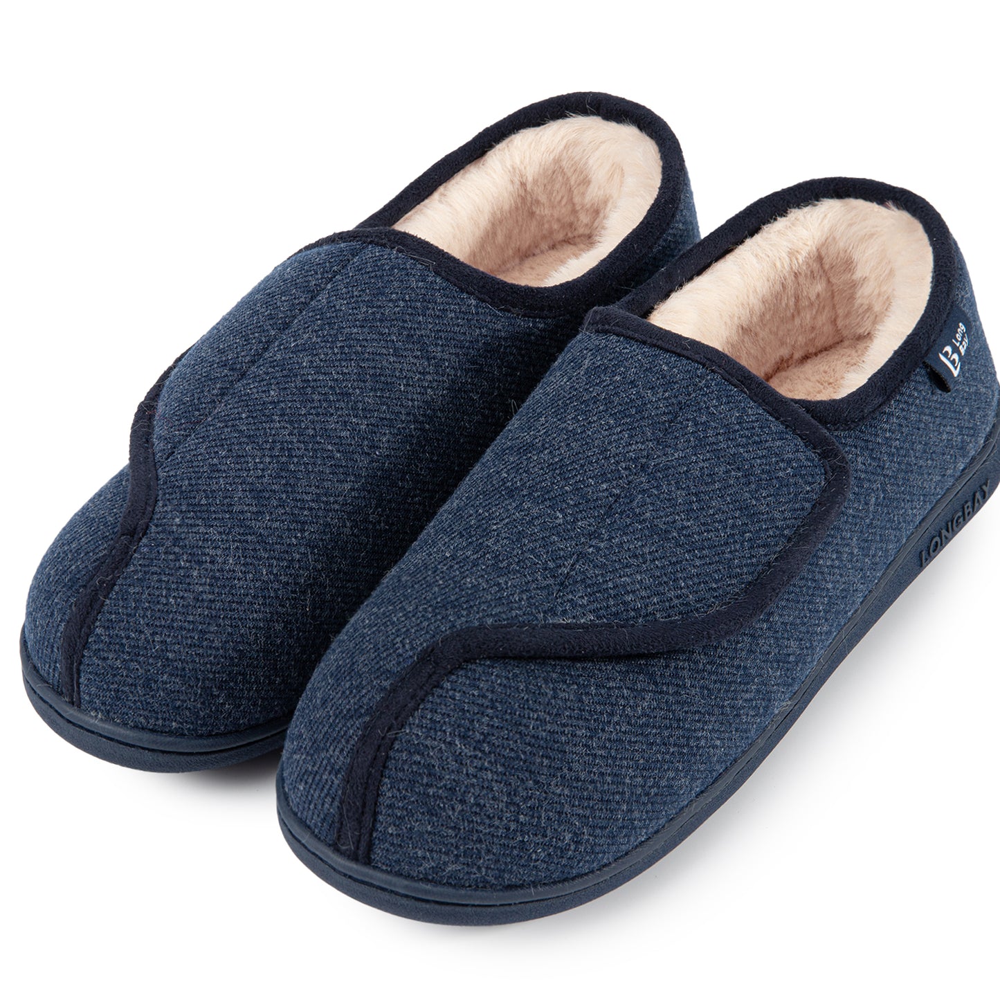 LongBay Women's Adjustable Diabetic House Shoes