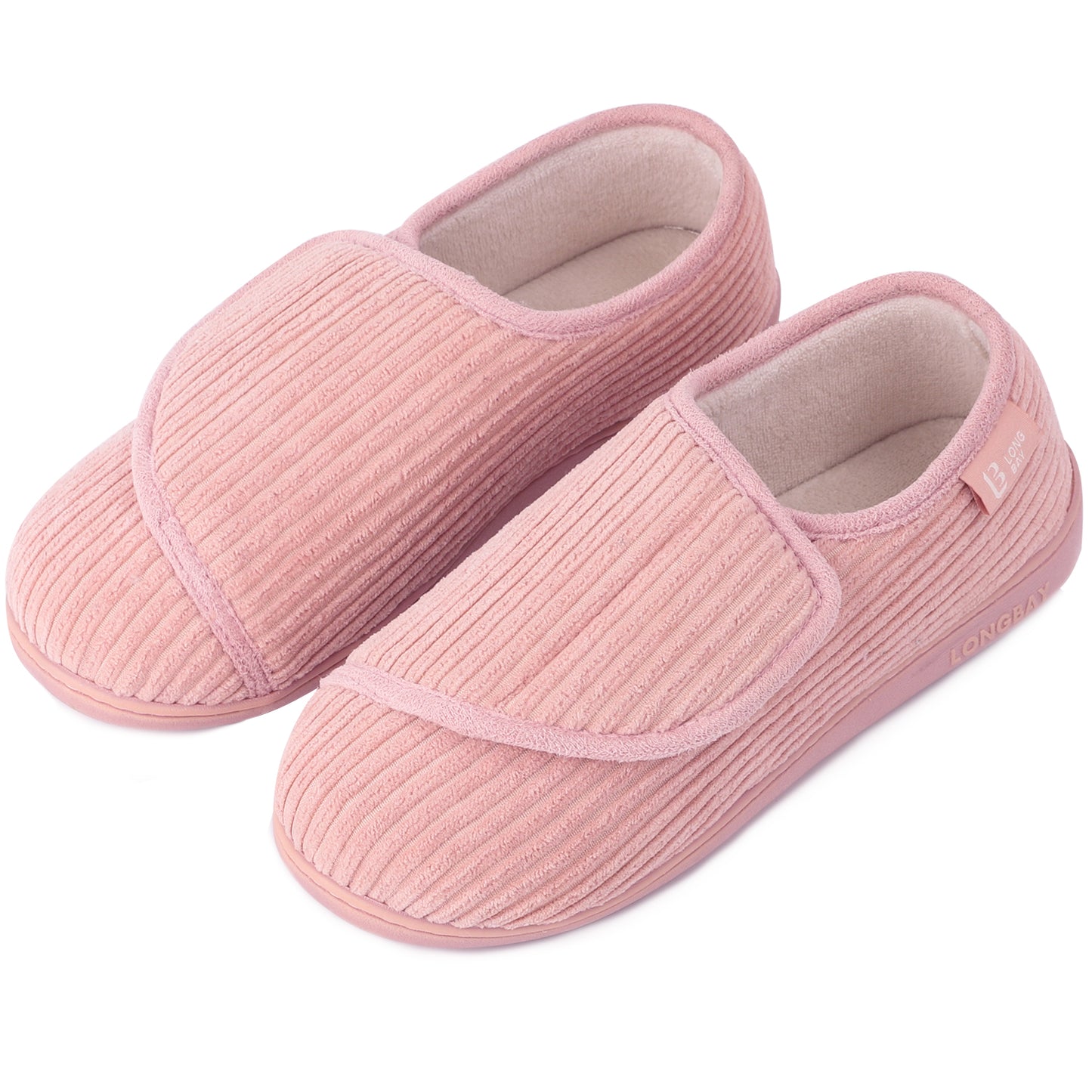 LongBay Women's Adjustable Diabetic House Shoes